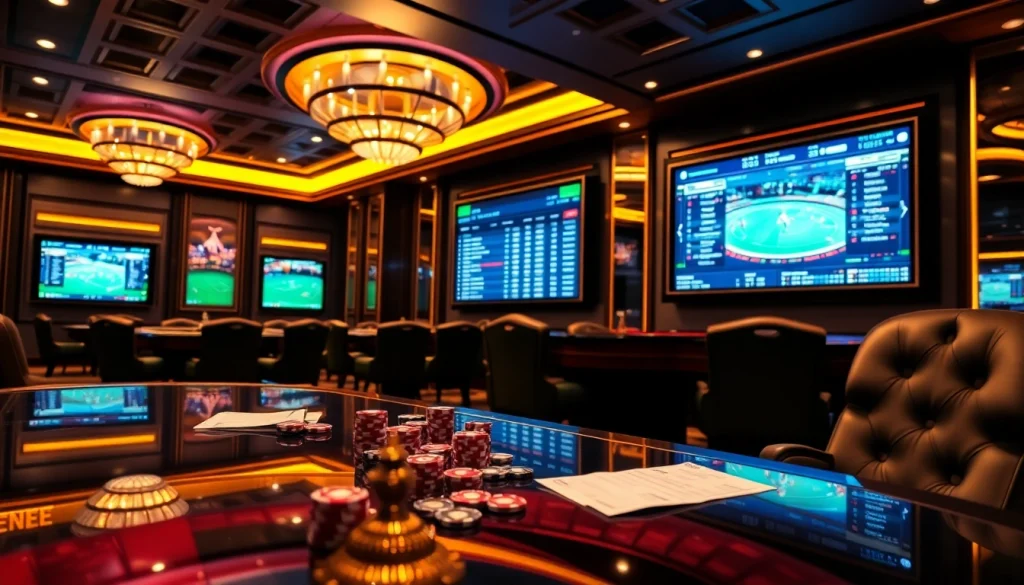 Win big with pari sportif crypto on a sleek digital betting interface amidst luxury.