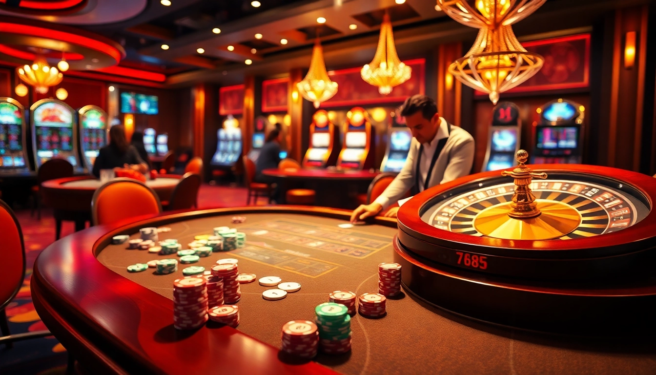 Experience thrilling gameplay at kuwin 789.com with vibrant casino tables and engaging games.
