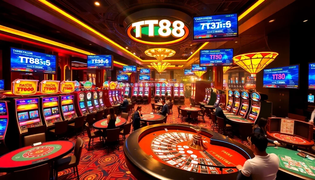 Experience the excitement of gambling at TT88 featuring vibrant casino games and thrilling live action.