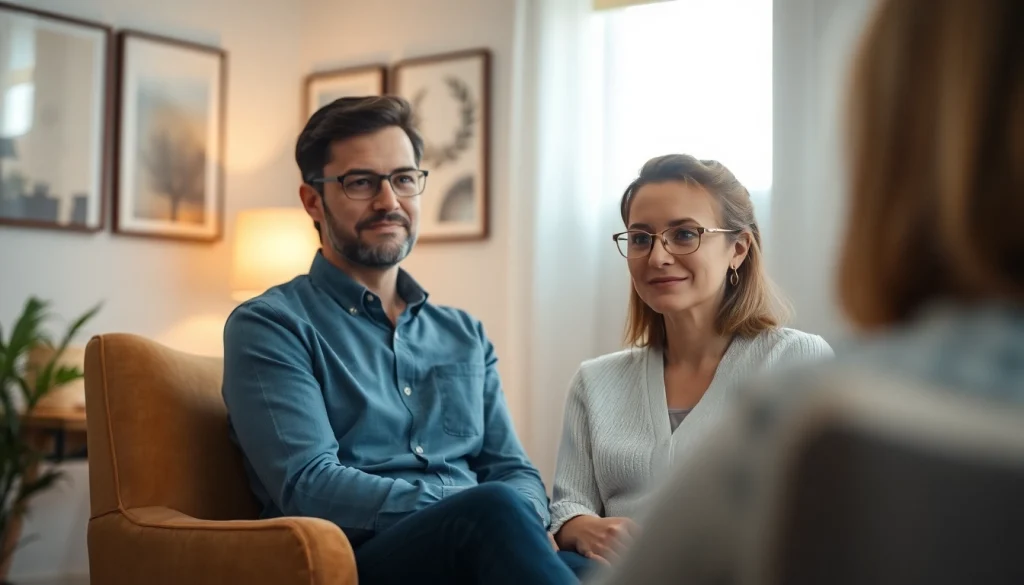 Therapist understanding depression symptoms in a cozy office setting, fostering a safe space.